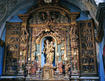 Retable du rosaire en bois sculpté, XVIIe siècle, chapelle de Gubernatis, ND de L’Assomption à Saint-Martin-Vésubie © Mairie Saint Martin Vésubie